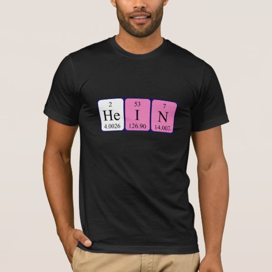 Hein Periodenname Shirt (Vorderseite)