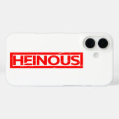 Heinous Briefmarke Case-Mate iPhone Hülle (Rückseite (Horizontal))