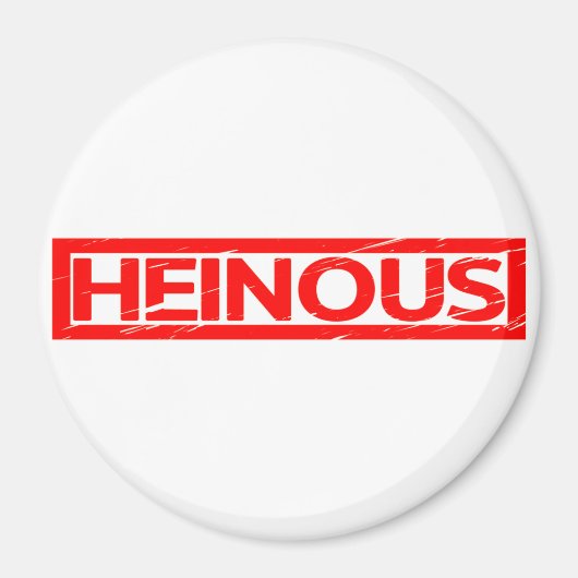 Heinous Briefmarke Magnet (Vorne)