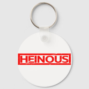 Heinous Briefmarke Schlüsselanhänger