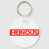 Heinous Briefmarke Schlüsselanhänger (Rückseite)