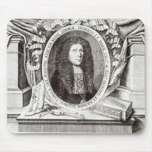 Heinrich Ignaz Franz von Biber Mousepad (Vorne)