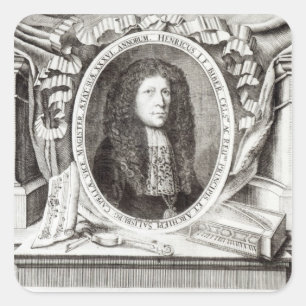 Heinrich Ignaz Franz von Biber Quadratischer Aufkleber