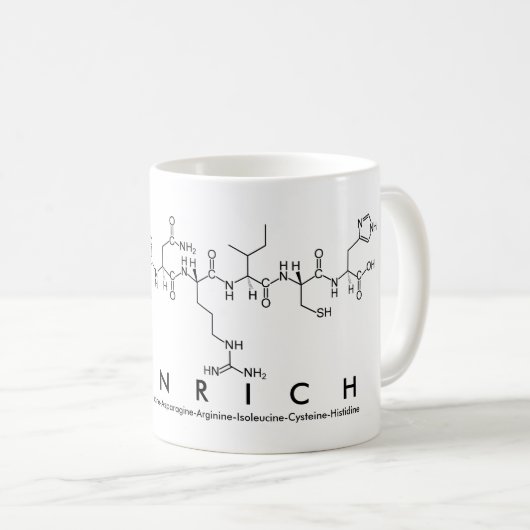 Heinrich Peptidname Tasse (VorderseiteRechts)