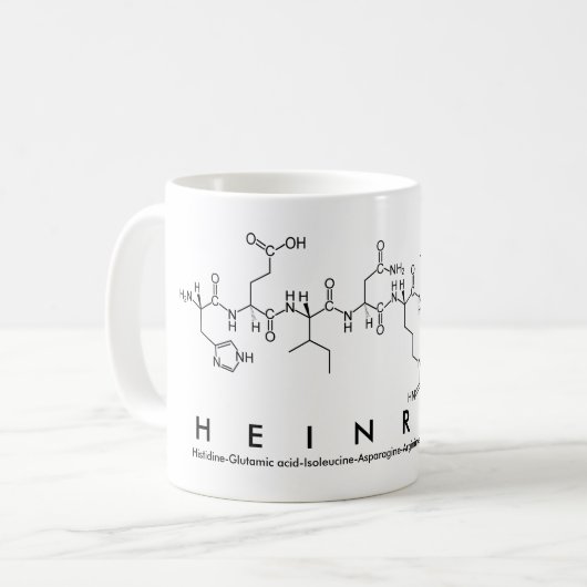 Heinrich Peptidname Tasse (Vorderseite Links)
