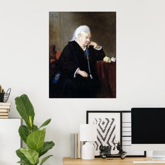Heinrich von Angeli Queen Victoria Poster (Heimbüro)