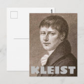 Heinrich von Kleist Postkarte (Vorne/Hinten)