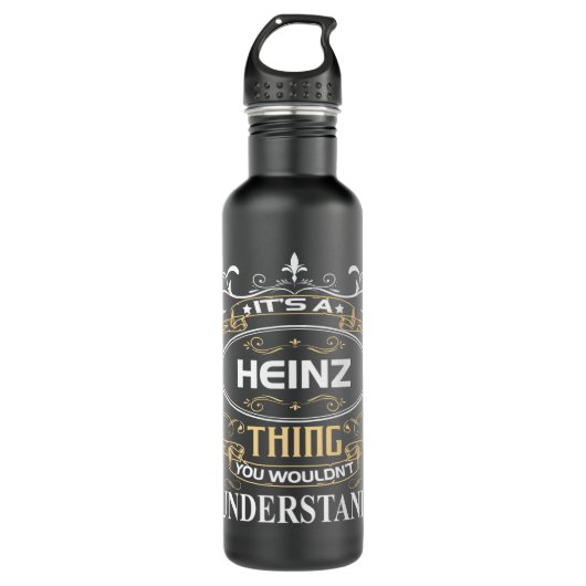 Heinz Name Shirt Es ist ein Heinz-Ding, das du nic Edelstahlflasche (Vorderseite)