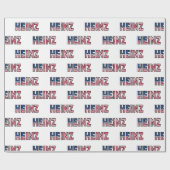 Heinz Vorname Name USA US Geschenkpapier Papier (Flach)
