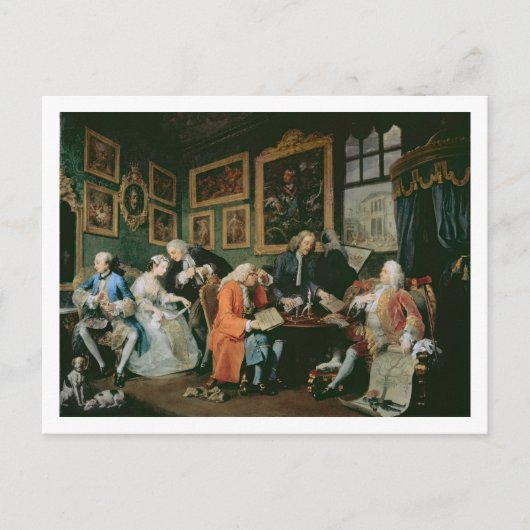 Heirat a la Mode: I - Die Ehevereinbarung, c Postkarte (Vorderseite)