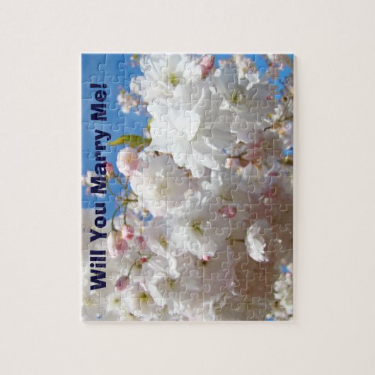 Heirat-Antragpuzzlespiel heiraten Sie mich! Mit Puzzle (Vertikal)