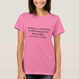 Heirat-Aussagen-T - Shirt