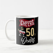 Heirat bis 50 Jahre Ehe oder Freundschaft Kaffeetasse (Links)