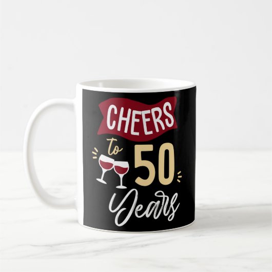 Heirat bis 50 Jahre Ehe oder Freundschaft Kaffeetasse (Links)