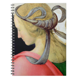 Heirat der Jungfrau, Detail, das ein von zeigt Notizblock