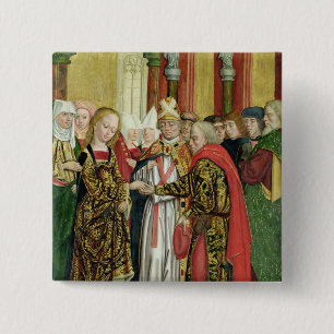 Heirat der Jungfrau, vom Hauben-Altar, 1499 Button