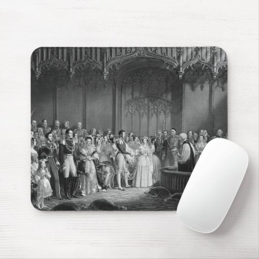 Heirat der Königin Victoria und Prinz Albert Mousepad (Mit Mouse)