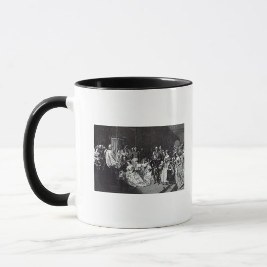 Heirat der Kronprinzessin Tasse (Links)