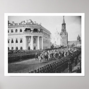 Heirat des Zars Nicholas (1868-1918) zu Alexandra Poster