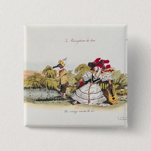 Heirat durch das Buch Button (Vorderseite)