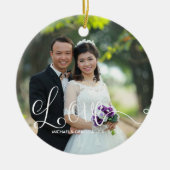 HEIRAT-GEBETS-HOCHZEITS-FOTO-MARY-ÜBERLAGERUNG KERAMIK ORNAMENT (Vorne)