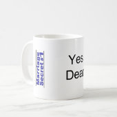 Heirat-Geheimnis… Kaffeetasse (Vorderseite Links)