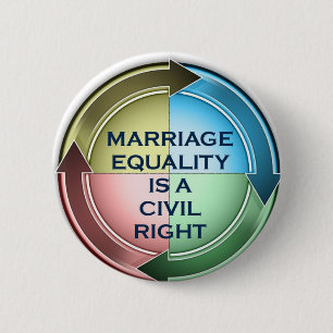 Heirat-Gleichheit Button
