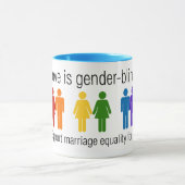 Heirat-Gleichheits-Tasse Tasse (Zentrum)