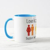 Heirat-Gleichheits-Tasse Tasse (Links)