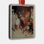 Heirat in Flotten-Straße, 1898 (Öl auf Leinwand) Silbernes Ornament (Rechts)