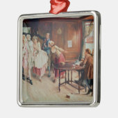 Heirat in Flotten-Straße, 1898 (Öl auf Leinwand) Silbernes Ornament (Links)