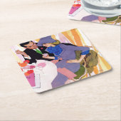 Heirat ist nicht für mich rechteckiger pappuntersetzer (angewinkelt)