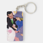 Heirat ist nicht für mich schlüsselanhänger (Rückseite)