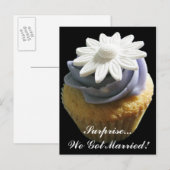 Heirat-Mitteilungs-Postkarte Ankündigungspostkarte (Vorne/Hinten)