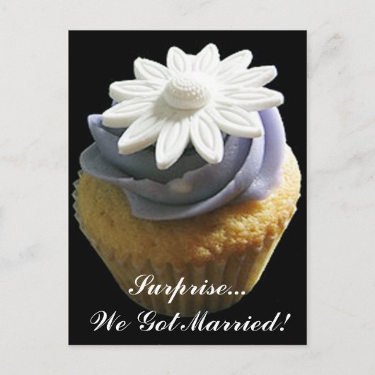 Heirat-Mitteilungs-Postkarte Ankündigungspostkarte (Vorderseite)