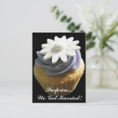 Heirat-Mitteilungs-Postkarte Ankündigungspostkarte (Stehend Vorderseite)