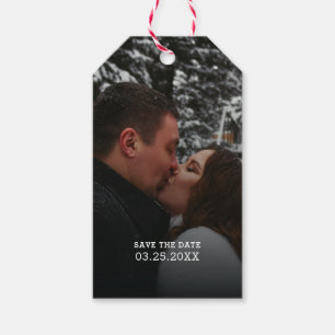 Heirat Save The Date Weihnachten Geschenkanhänger