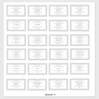 Heirat-Stickers Aufkleber