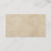 Heirat und Familien-Therapeut-Visitenkarte Visitenkarte (Rückseite)