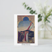 Heirat von St.Francis durch Stefano di Giovanni Postkarte (Stehend Vorderseite)