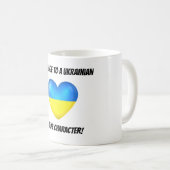 Heirat zu einem Ukrainer errichtet Charakter Kaffeetasse (VorderseiteRechts)