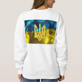 Heirat zu einem Ukrainer errichtet Charakter Sweatshirt (Rückseite)