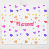 Heirate mich. bierflaschenetikett (Einzelnes Label)