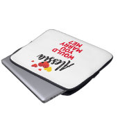 Heirate mich laptopschutzhülle (Vorne Knopf)
