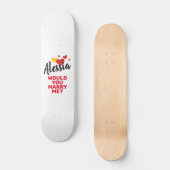 Heirate mich skateboard (Vorderseite)