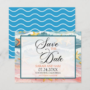 Heiraten am Strand oder im Ausland Save The Date