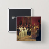 Heiraten der Königin Isabella II Button (Vorne & Hinten)