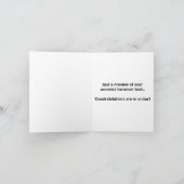 Heiraten kann beängstigend sein. karte (Innenseite)