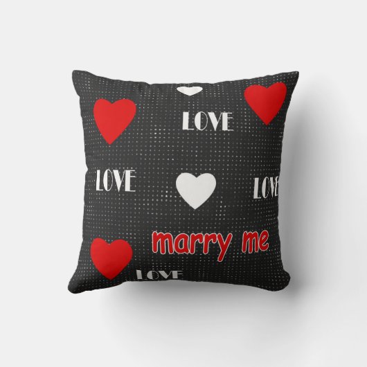 heiraten kissen (Rückseite)