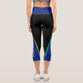 Heiraten Sie einen Brasilianer - Brasilien Glück Capri Leggings (Rückseite)